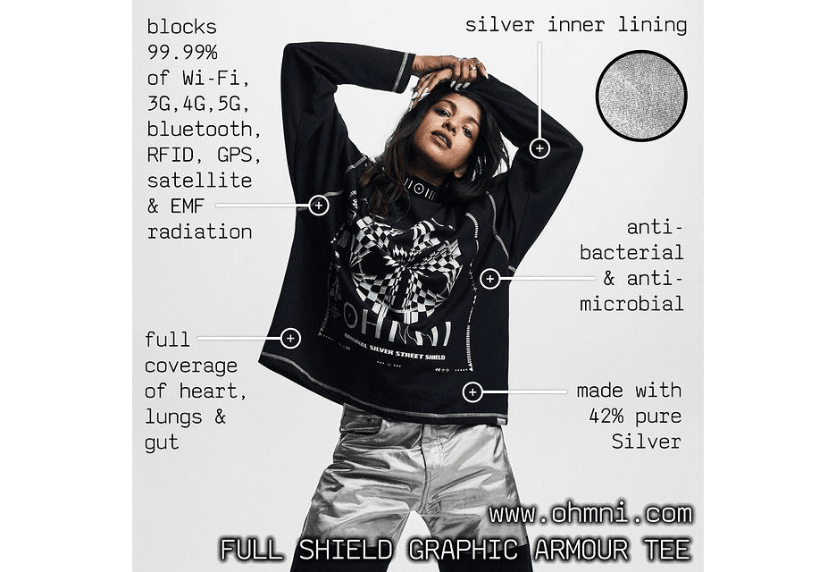M.I.A. Launches Radiation, WiFi And 5G Blocking Clothing Line