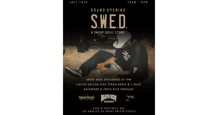Snoop Dogg Opens His First Cannabis Store- S.W.E.D. (Smoke Weed Every Day)