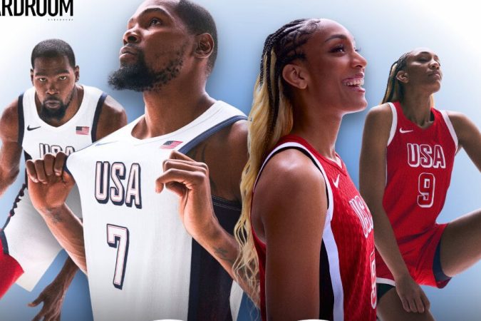 Kevin Durant And A'ja Wilson Show Off USA Basketball Jerseys For Upcoming Olympics