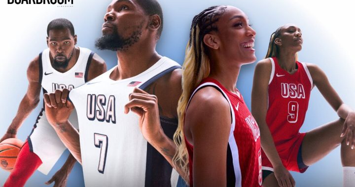 Kevin Durant And A'ja Wilson Show Off USA Basketball Jerseys For Upcoming Olympics