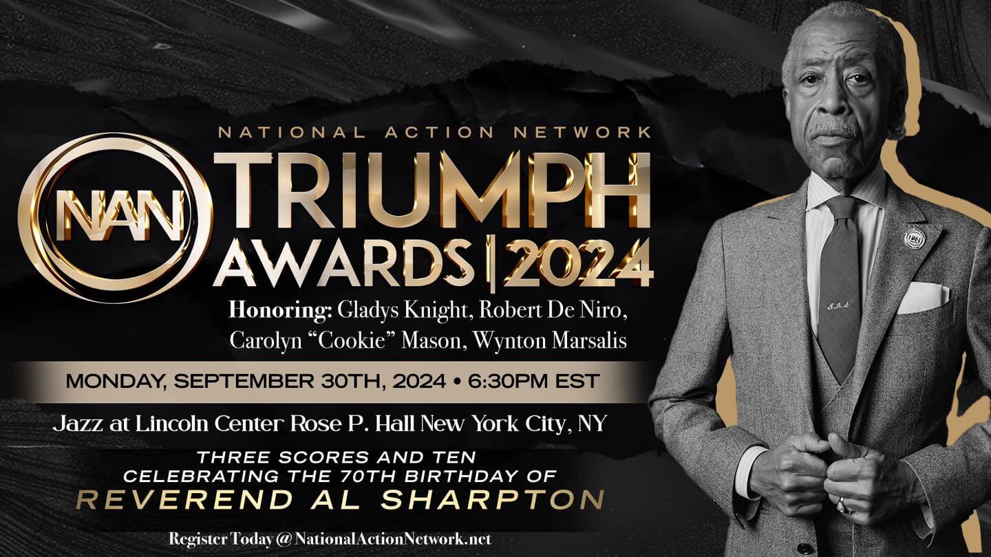 NAN 2024 Triumph Awards to Honor Robert De Niro, Gladys Knight, Wynton Marsalis