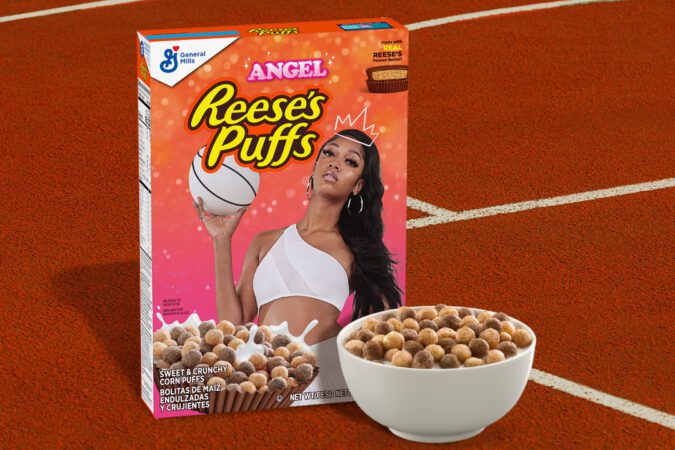 Angel Reese Collaborates With Reese's Puffs Cereal