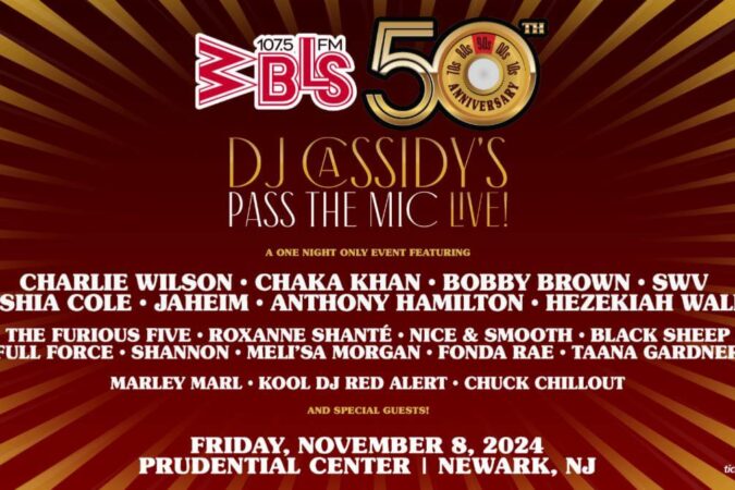 WBLS Celebrating 50th Anniversary with DJ Cassidy’s Pass the Mic Live! on November 5