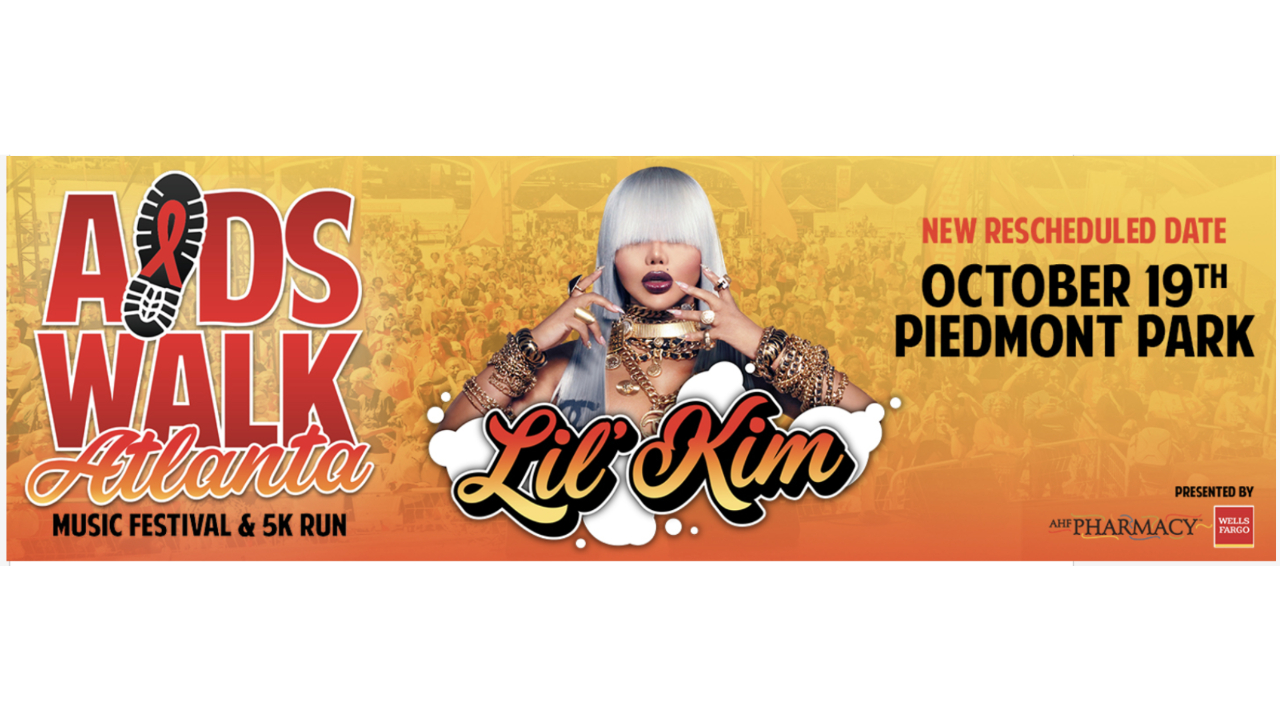 Lil' Kim to Headline Rescheduled AIDS Walk Atlanta Fundraiser and Music Festival on October 19th