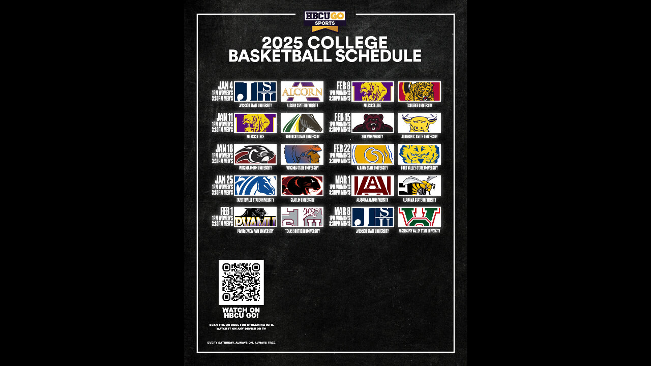 HBCU GO Announces 2025 20-Game Basketball Schedule