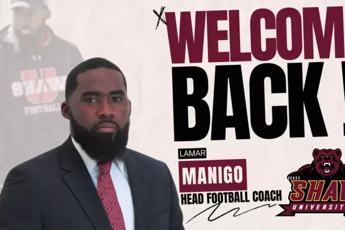 Shaw University Hires Lamar Manigo To Lead Football Program