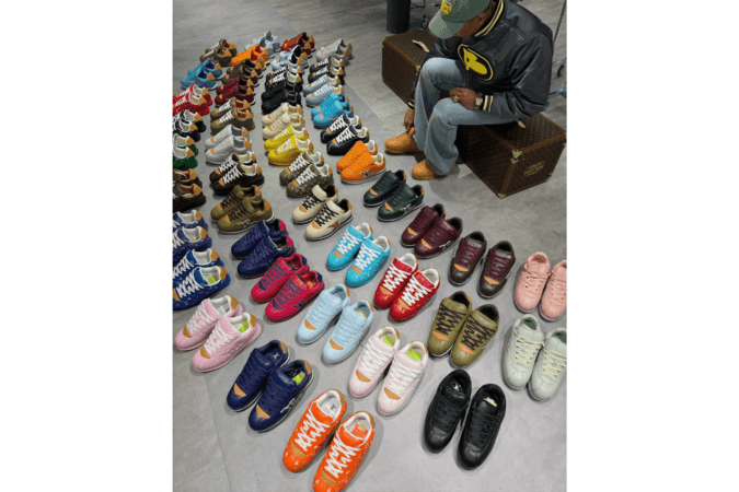 Pharrell's Latest Louis Vuitton Sneaker Resembles The Nike Cortez