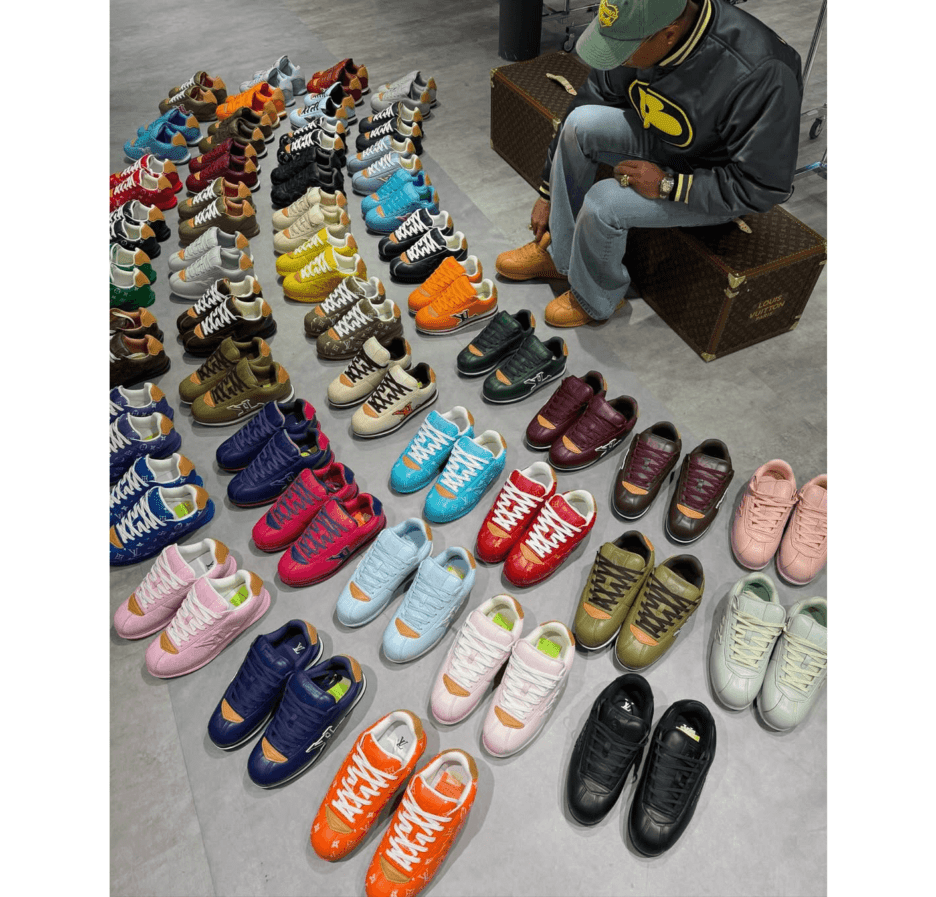 Pharrell's Latest Louis Vuitton Sneaker Resembles The Nike Cortez