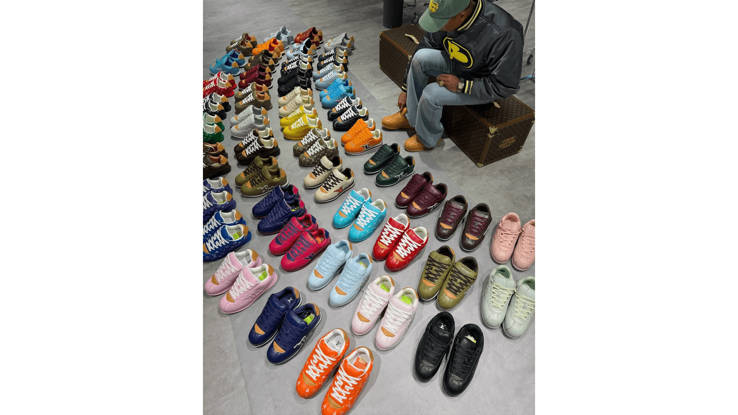 Pharrell's Latest Louis Vuitton Sneaker Resembles The Nike Cortez