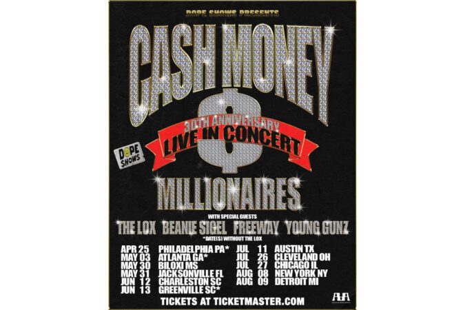 Cash Money Millionaires 30th Anniversary Tour in Philadelphia, Friday, April 25th