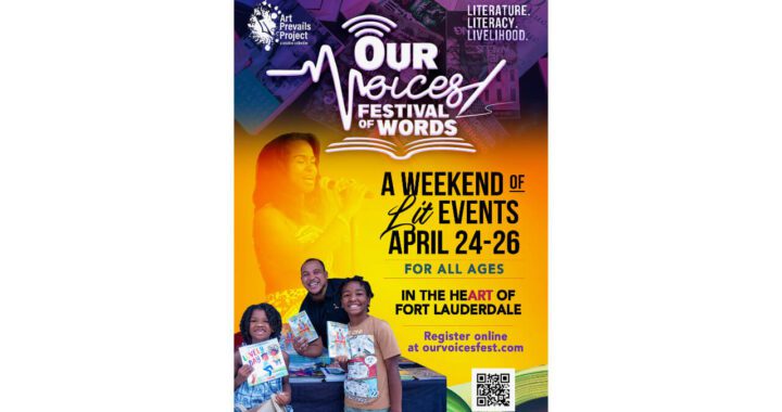 3rd Annual 'Our Voices: Festival of Words' Taking Place April 24-26 in Fort Lauderdale