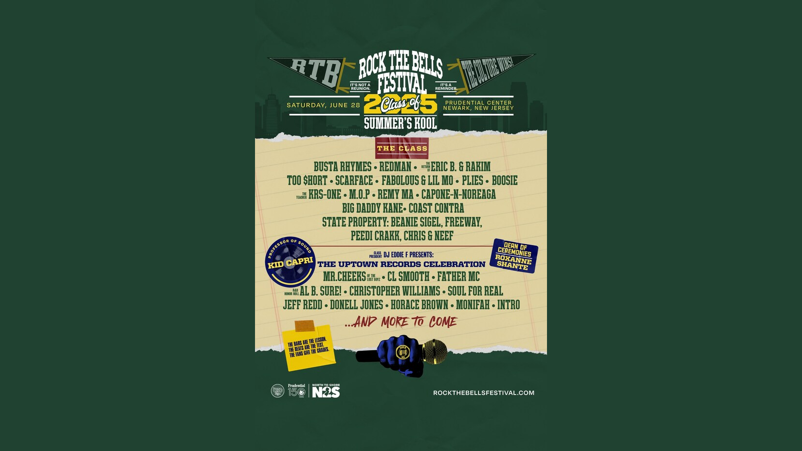 Rock The Bells Festival at Newark's Prudential Center on Saturday, June 28, 2025