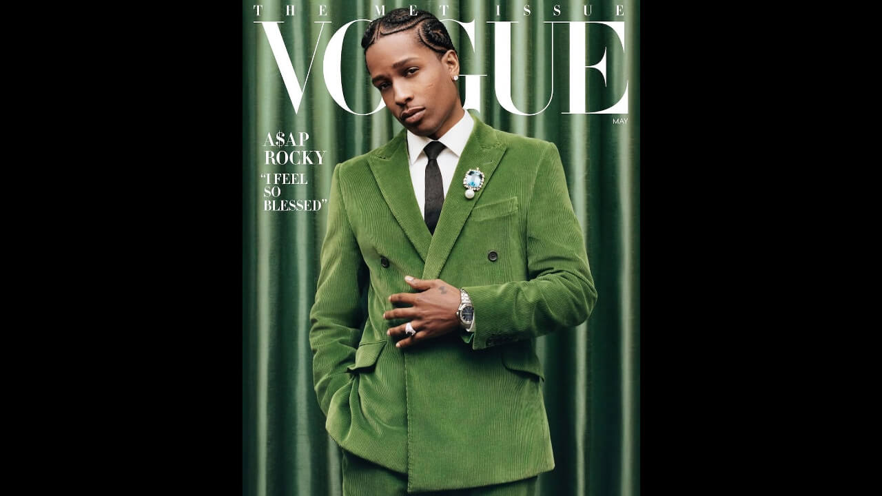 A$AP Rocky Covers Latest Issue Of Vogue