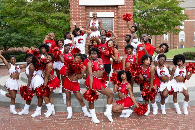 Black Girl Vitamins Partners with WSSU’s 'Powerhouse of Red and White' Cheer Team