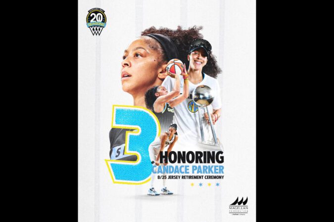 Chicago Sky Will Be Second Team To Retire Candace Parker’s No. 3 Jersey