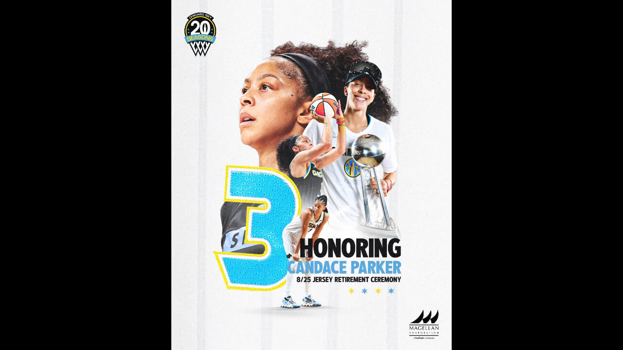 Chicago Sky Will Be Second Team To Retire Candace Parker’s No. 3 Jersey