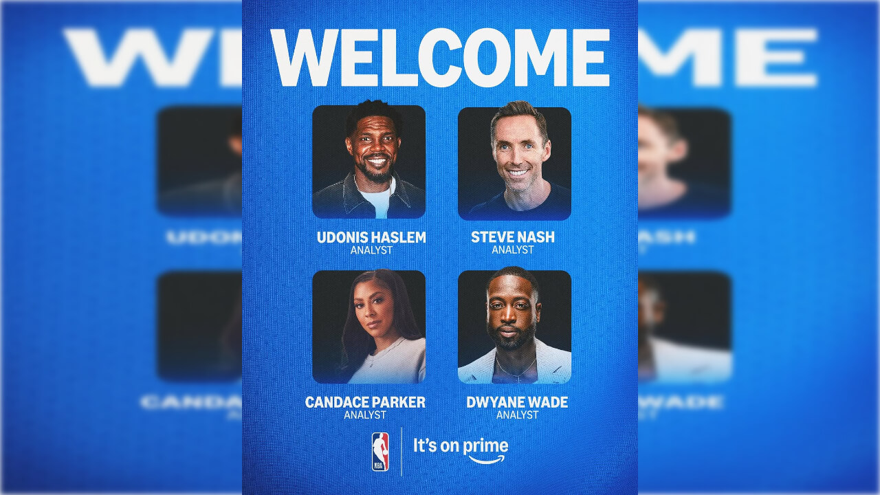 Dwyane Wade, Udonis Haslem, Candace Parker, and Steve Nash Join NBA On Prime Team