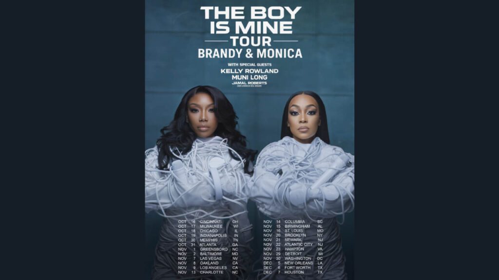 Brandy & Monica Announce The Boy Is Mine Tour– Fall 2025