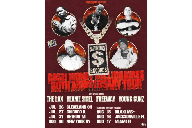 Cash Money Millionaires 30th Anniversary Tour Adds Additional Cities