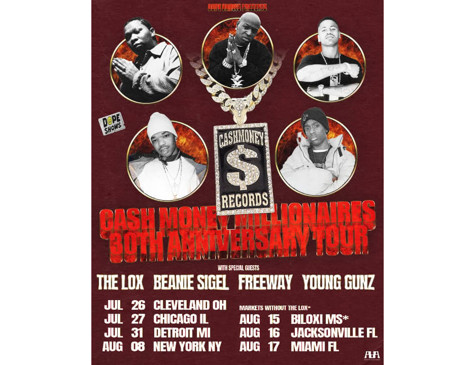 Cash Money Millionaires 30th Anniversary Tour Adds Additional Cities
