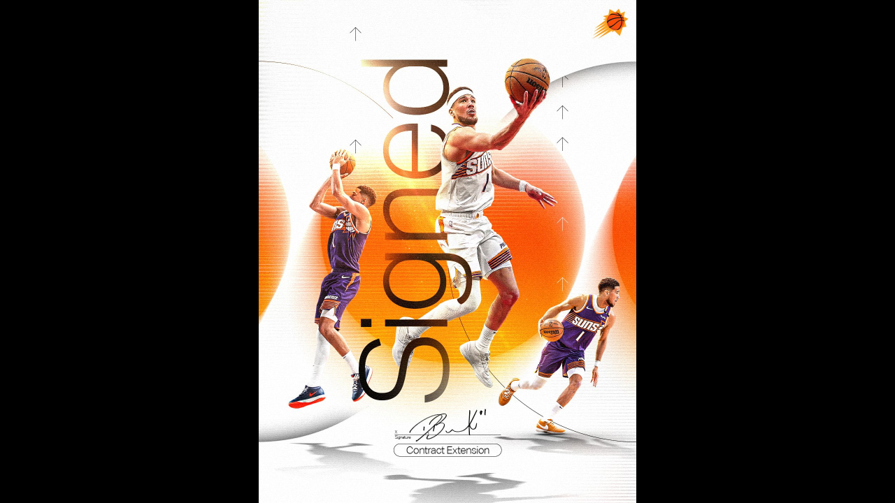 Phoenix Suns Gives Devin Booker Largest Contract Extension In NBA History