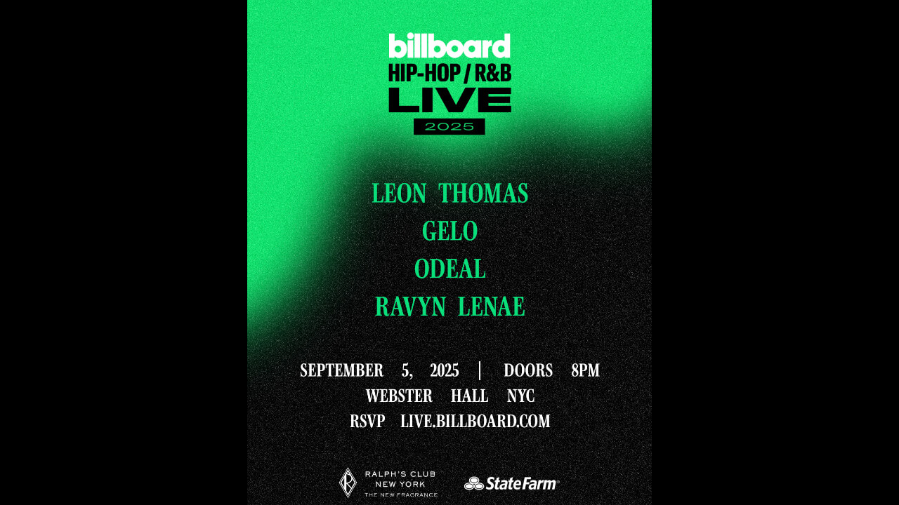 Leon Thomas to Headline Billboard Hip-Hop & R&B LIVE September 5 at Webster Hall in New York City