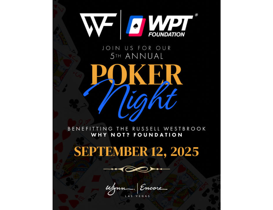 Russell Westbrook Returns to Wynn Las Vegas for 5th Annual Why Not? Foundation Poker Night, September 12, 2025