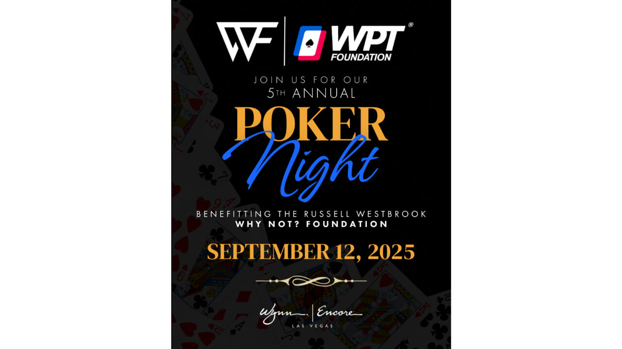 Russell Westbrook Returns to Wynn Las Vegas for 5th Annual Why Not? Foundation Poker Night, September 12, 2025