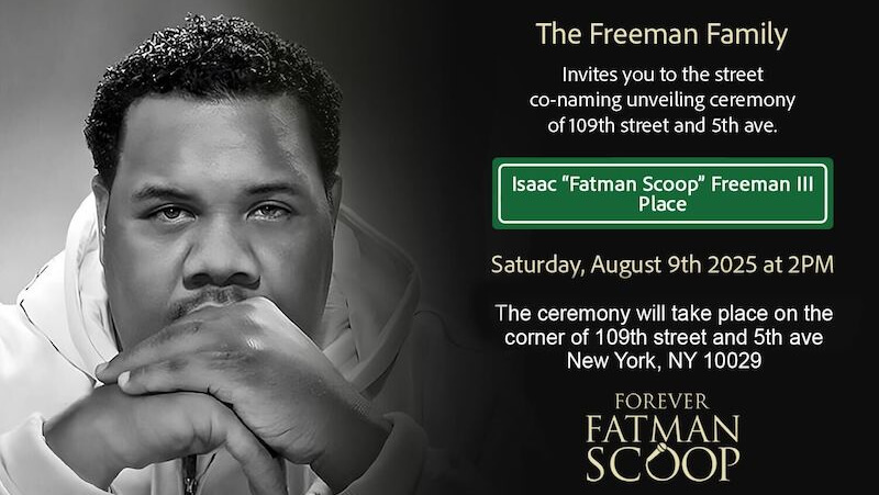 Harlem To Recognize Fatman Scoop By Co-Naming A Street After Popular Recording Artist