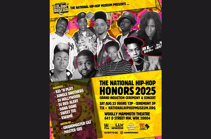 The National Hip-Hop Honors To Celebrate Kid 'n Play, Jungle Brothers, DJ Red Alert, Dana Dane, Kwamé, Sweet Tee and DJ Hollywood, Aug. 23