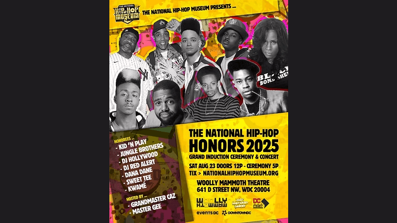 The National Hip-Hop Honors To Celebrate Kid 'n Play, Jungle Brothers, DJ Red Alert, Dana Dane, Kwamé, Sweet Tee and DJ Hollywood, Aug. 23