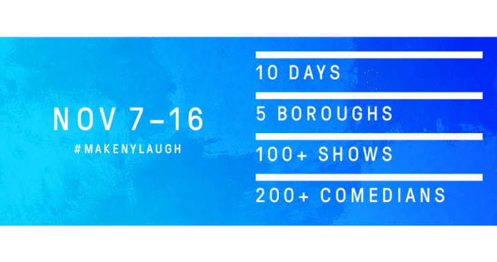 The New York Comedy Festival (NYCF) Returning November 7-16, 2025