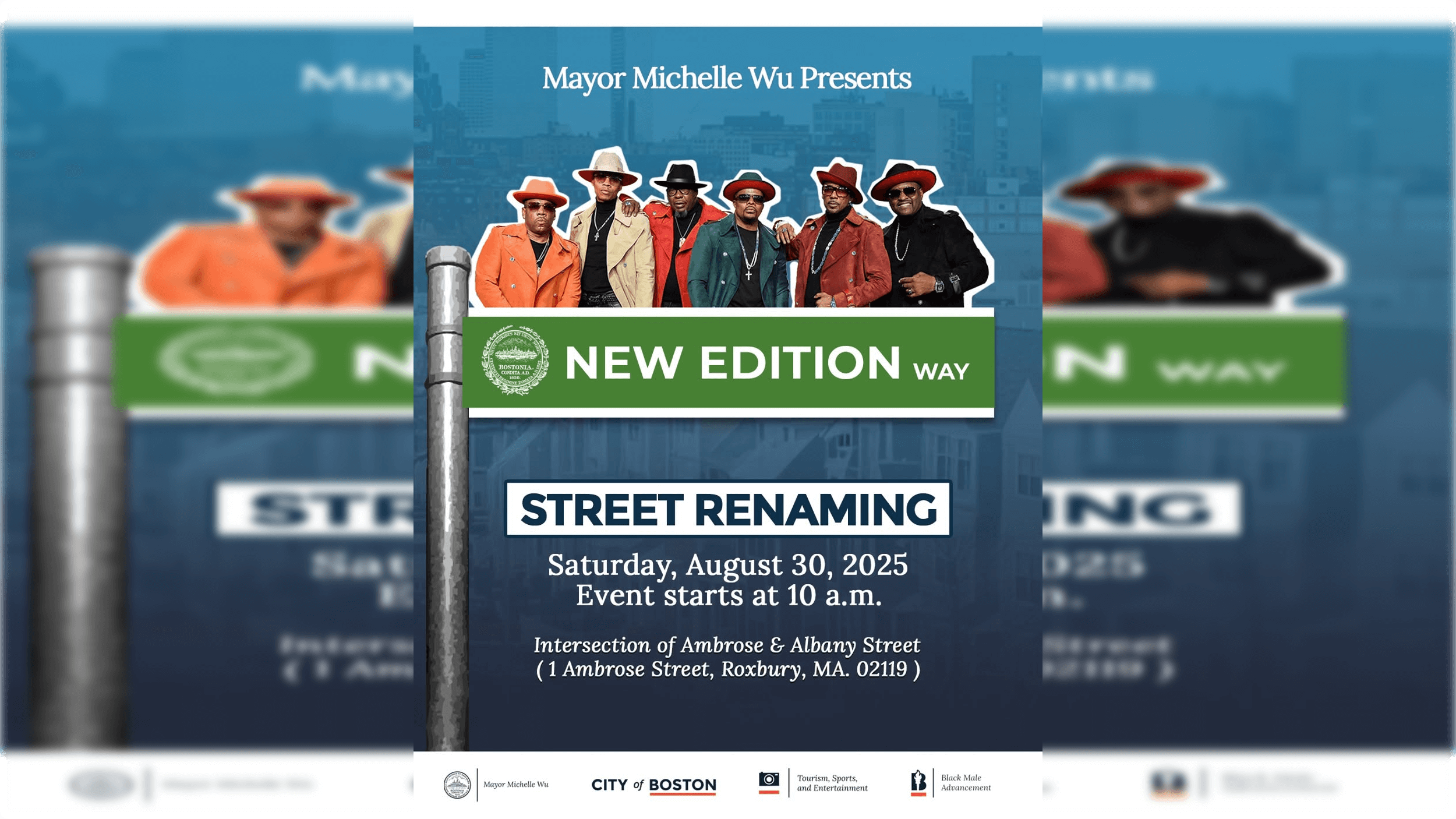Boston Celebrates 42 Years Of New Edition With Street Renaming, Block Party