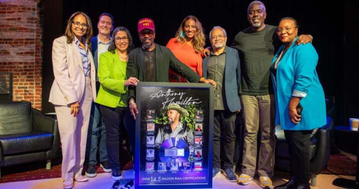 RIAA Presents Anthony Hamilton With Gold, Platinum Plaques