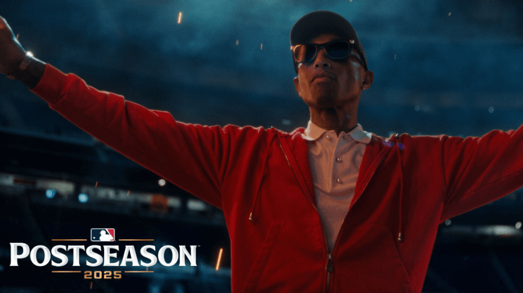 Pharrell Williams, Voices of Fire Appear in 2025 MLB Postseason Campaign ‘October Hits Different'