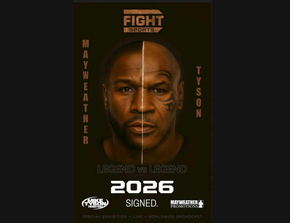Former Boxing World Champions Mike Tyson, Floyd Mayweather Jr. Will Meet In Exhibition Bout In 2026