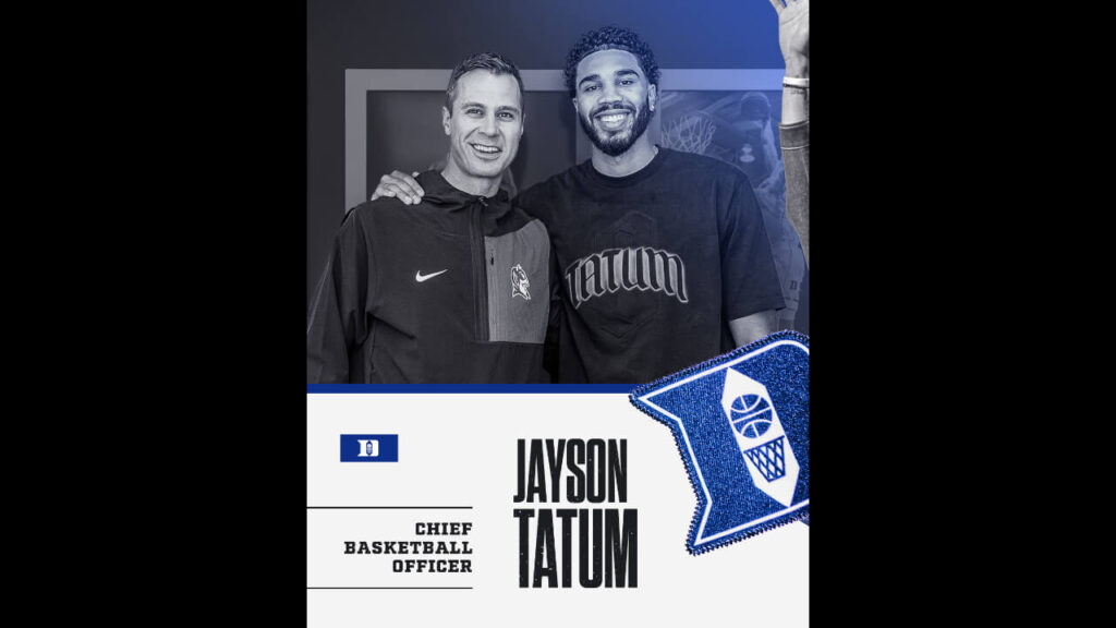 Boston Celtics' Jayson Tatum Appointed Chief Basketball Officer At Duke University