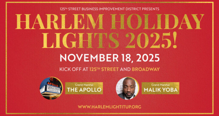 Harlem Holiday Lights Parade Hosted by 125th St. BID on 11/18 with The Apollo and Malik Yoba as Grand Marshals