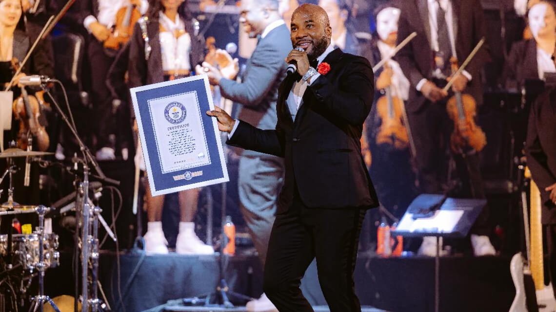 Jeezy Sets Guinness World Record With 101-Piece Orchestra in Las Vegas