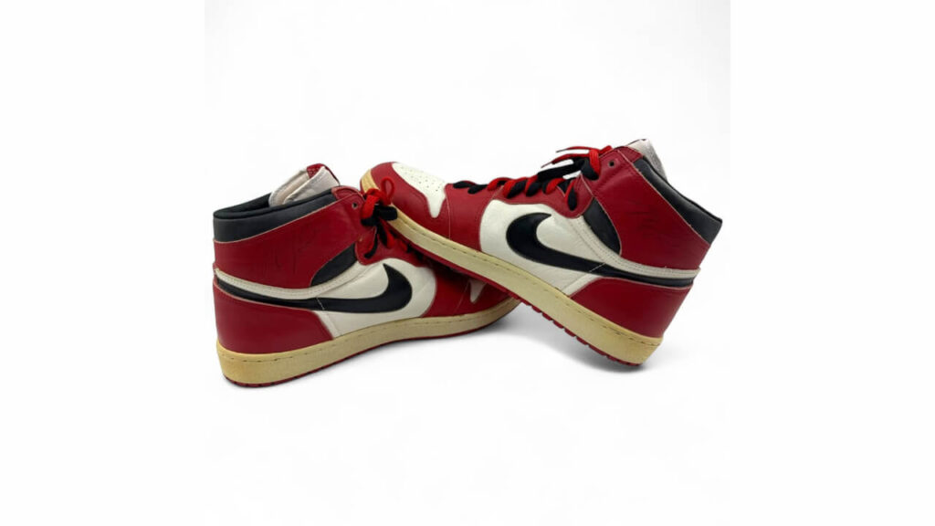 Michael Jordan Game-Worn Air Jordan 1s From October 26, 1985 Bulls-Pistons Playoff Game Being Auctioned