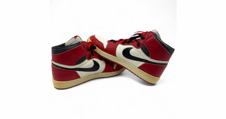 Michael Jordan Game-Worn Air Jordan 1s From October 26, 1985 Bulls-Pistons Playoff Game Being Auctioned