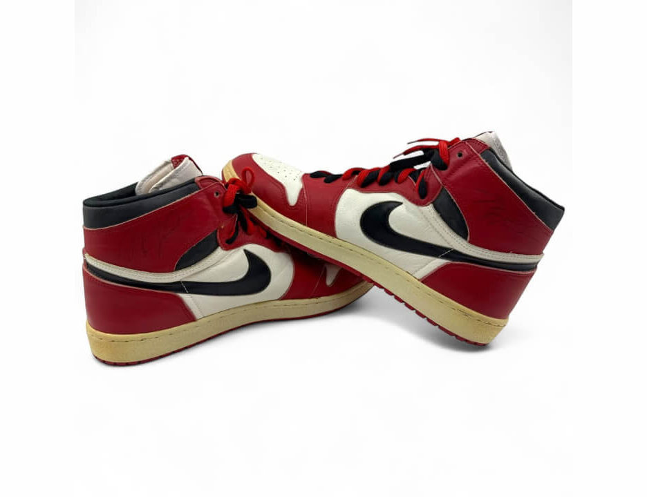 Michael Jordan Game-Worn Air Jordan 1s From October 26, 1985 Bulls-Pistons Playoff Game Being Auctioned
