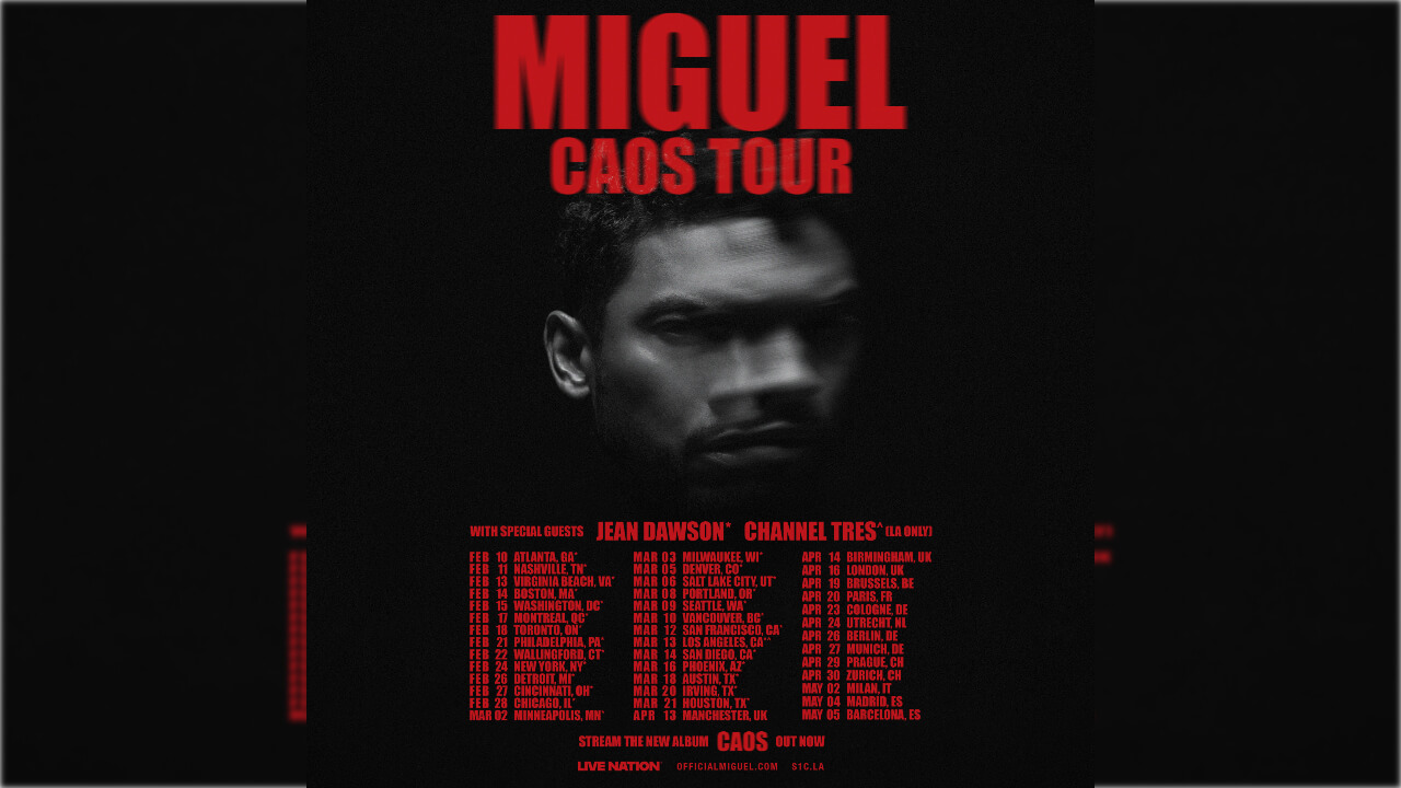Miguel Announces Upcoming 41-Date CAOS Tour