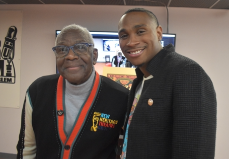Voza Rivers and Tony Award Winning Playwright Jordan Cooper