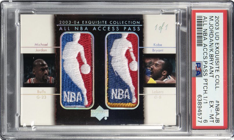 Another Michael Jordan/Kobe Bryant Basketball Card Sells For $3M