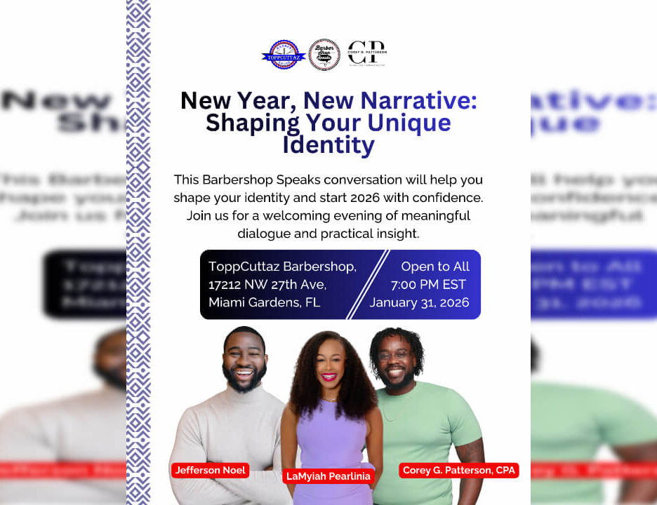 Barbershop Speaks 'New Year, New Narrative: Shaping Your Unique Identity'