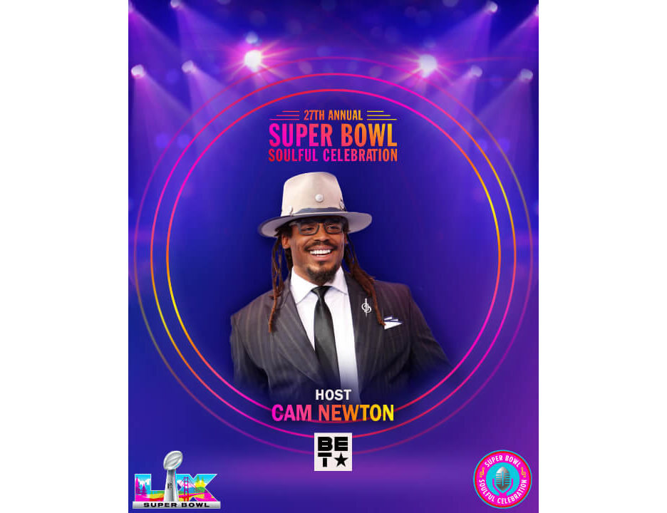 Cam Newton to Host Super Bowl Soulful Celebration on BET on Saturday, February 7, 2026