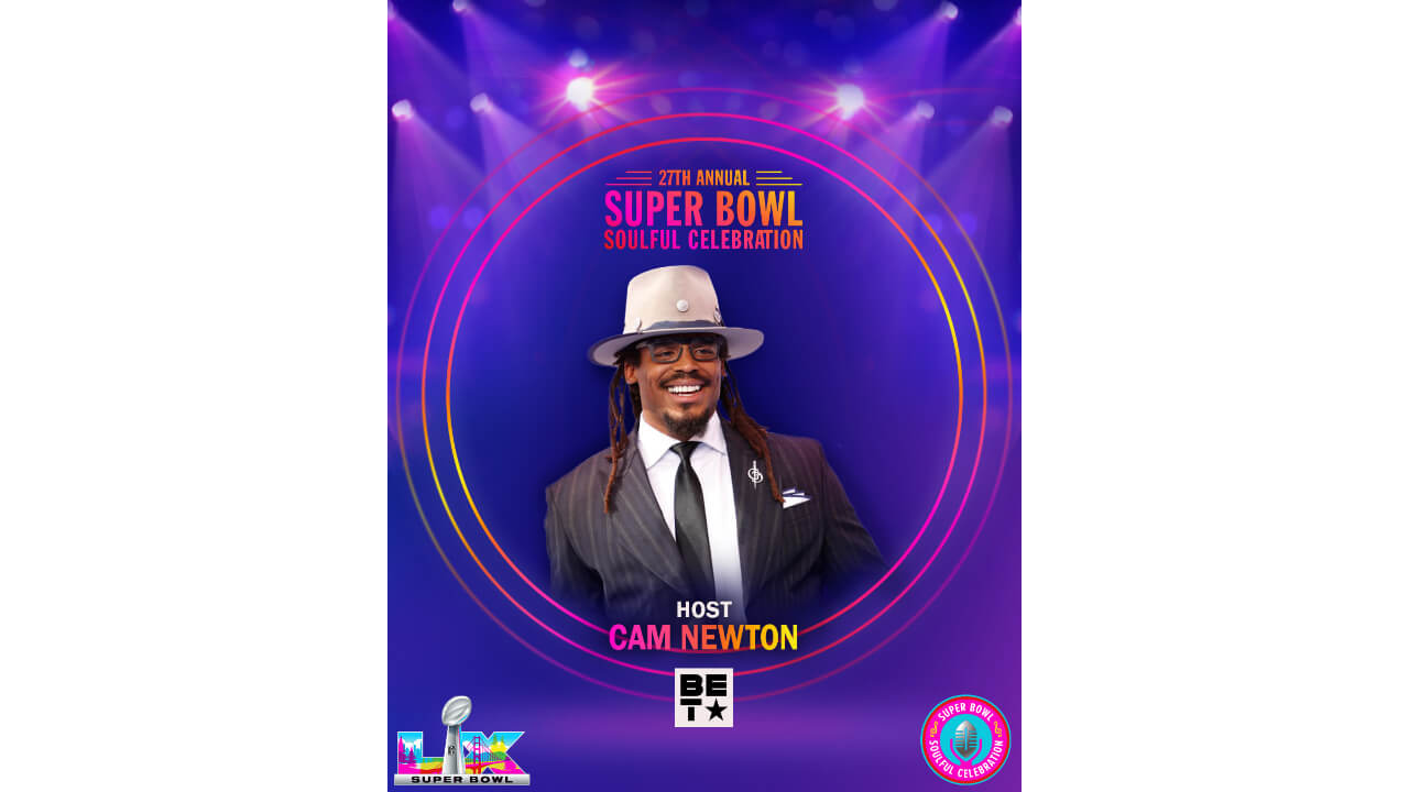 Cam Newton to Host Super Bowl Soulful Celebration on BET on Saturday, February 7, 2026