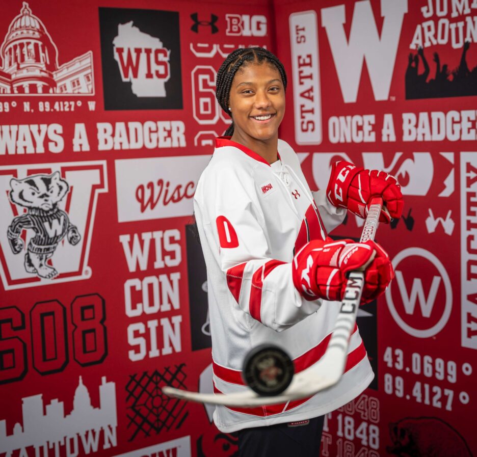 Wisconsin Senior Laila Edwards Becomes First Black Woman To Play Ice Hockey For Team USA In Winter Olympics