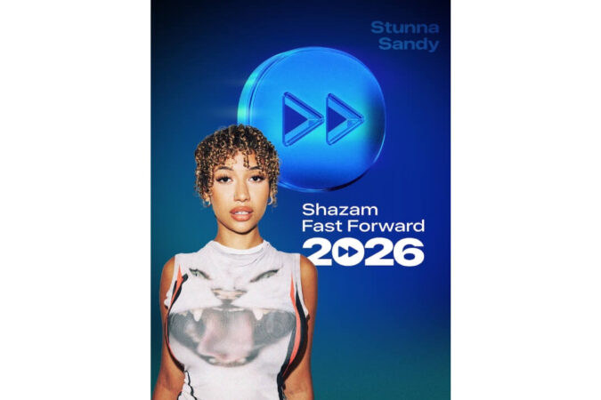 Stunna Sandy Makes 2026 Shazam’s Fast Forward List